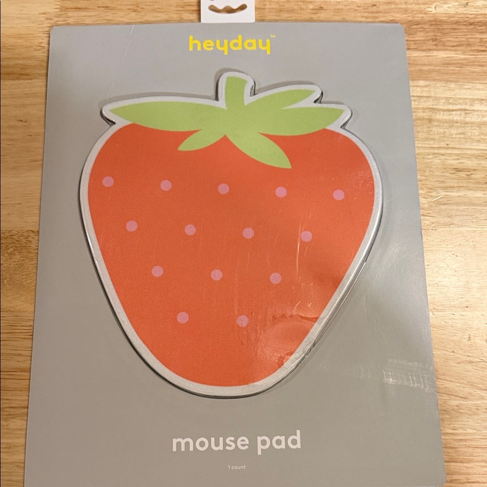 Heyday Red Strawberry Mouse Pad